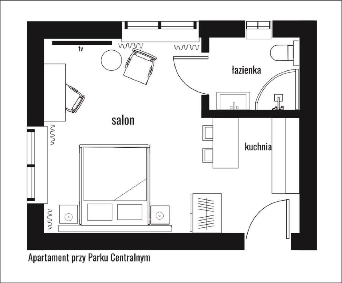 Dk Premium Przy Parku Centralnym Olsztyn  Luaran gambar